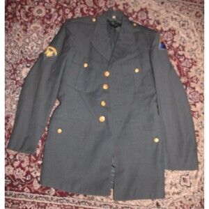 Vintage US Army Wool Dress Coat 1959 36L